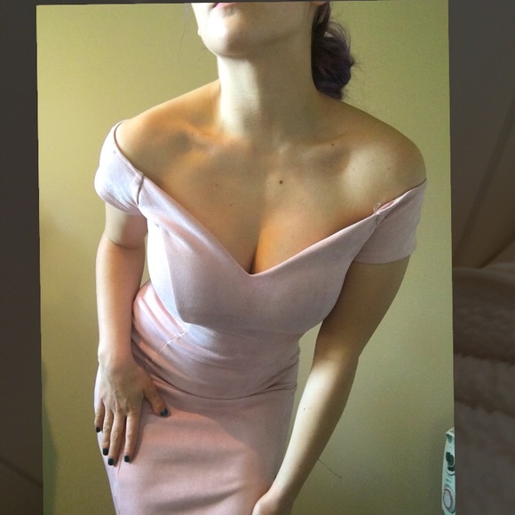 Faux Suede BodyCon Dress - Picture 2 of 4